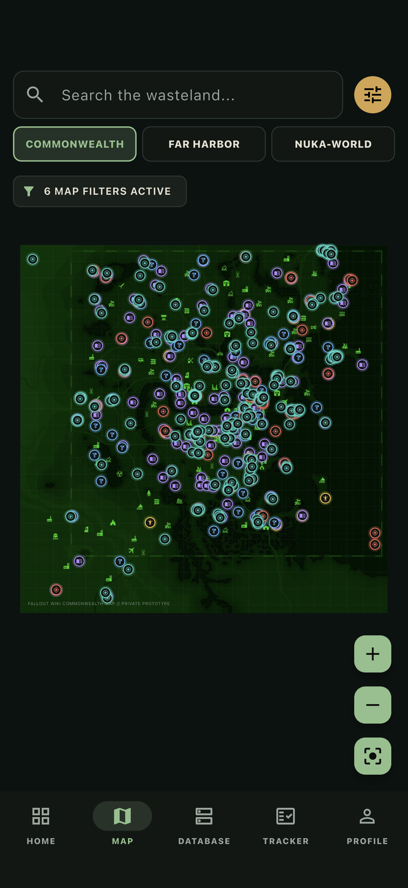 Interactive Commonwealth map